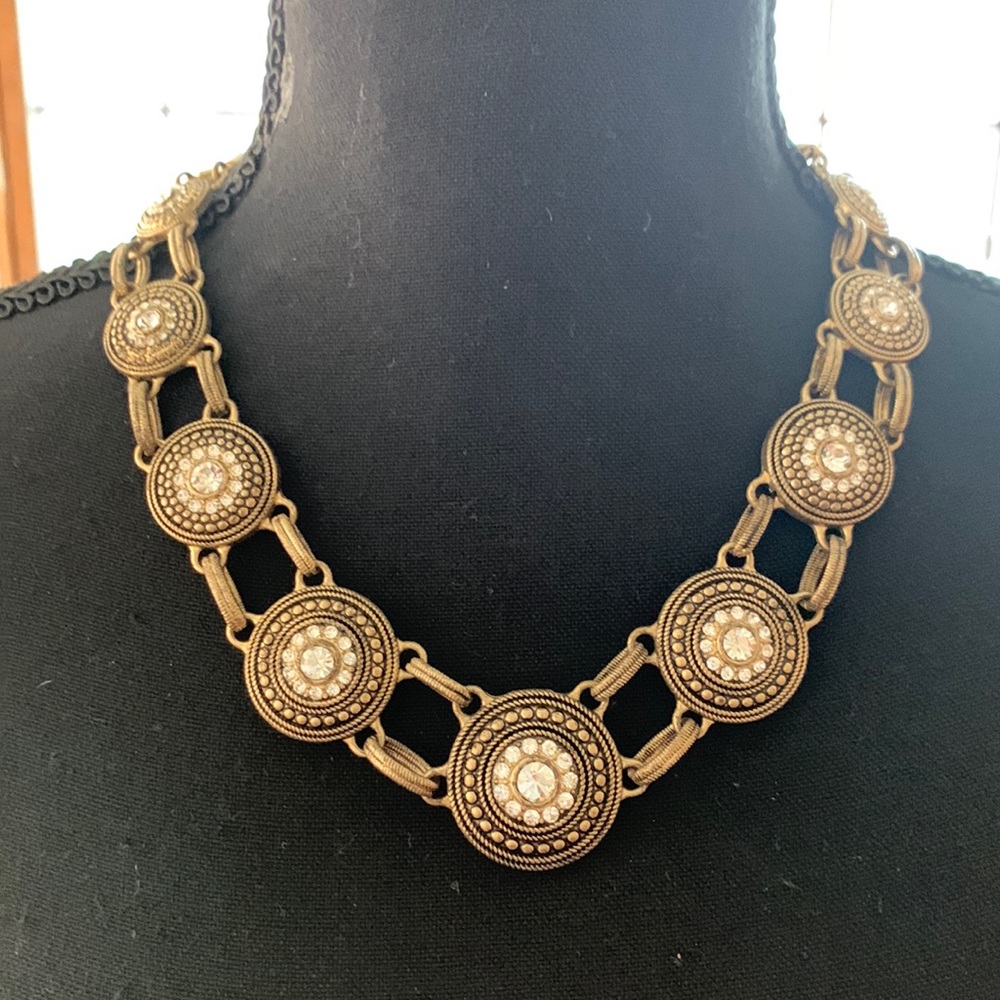 LIA SOPHIA Black Tie Statement Necklace